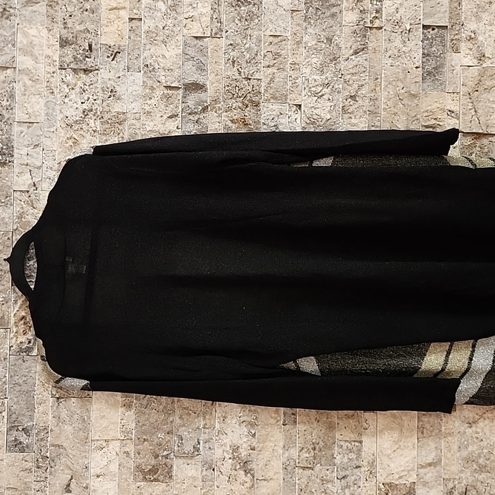 Chico's  Cardigans for Women Black Silver &Gold - Picture 4 of 7